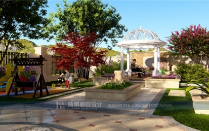 湖南湘潭欧式庭院设计